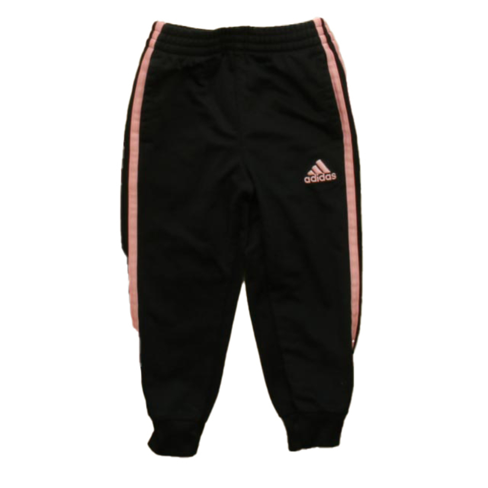 Adidas Girls Black | Pink Athletic Pants size: 2T